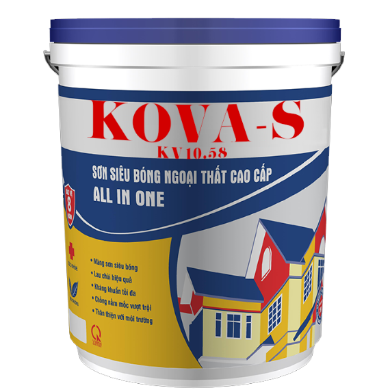 Sơn siêu bóng ngoại thất cao cấp 10.58